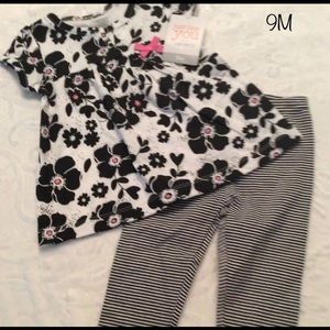 Black and white carter outfit